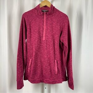 Avalanche XL Loma Snap Sweatshirt Outdoor Pullover Mock Neck Thumbholes Running